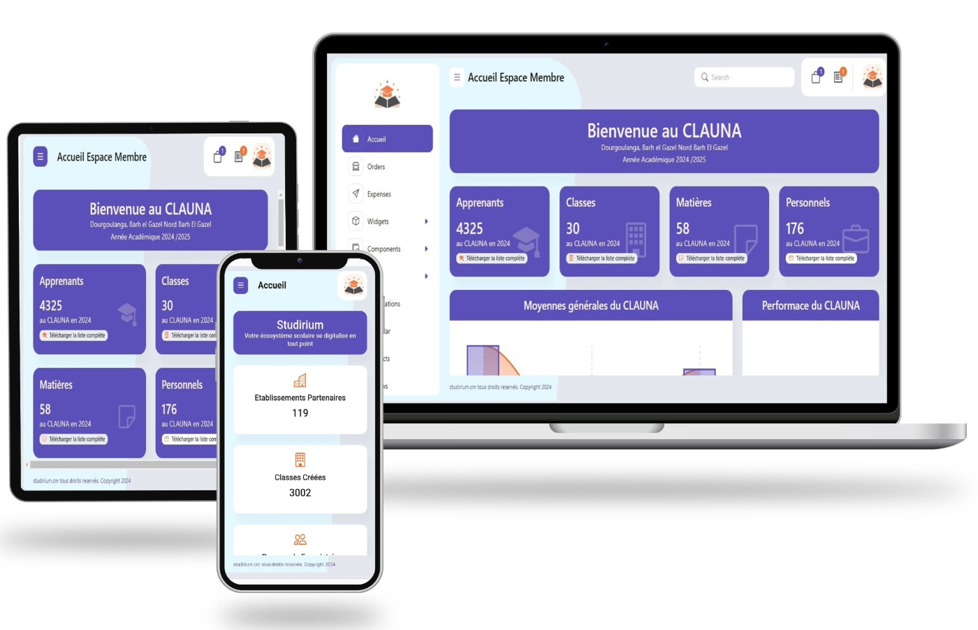 Axis Admin Template